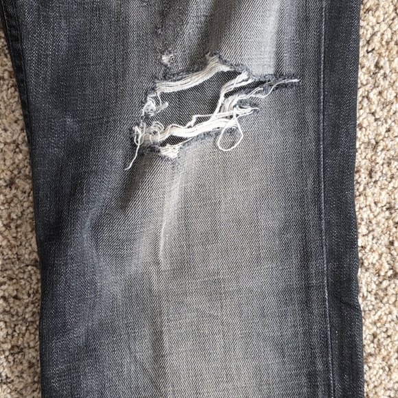 Men's Distressed JUICY COUTURE 31" Black Jeans - Picture 5 of 8